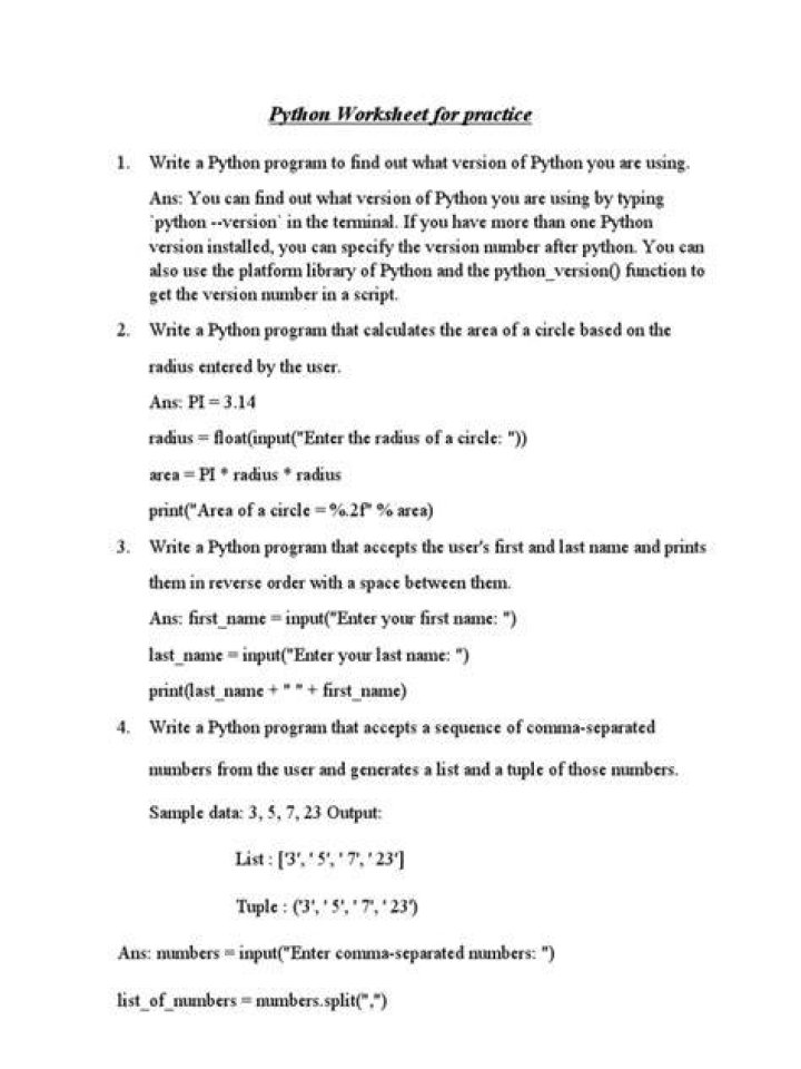 Where to practice python problems?